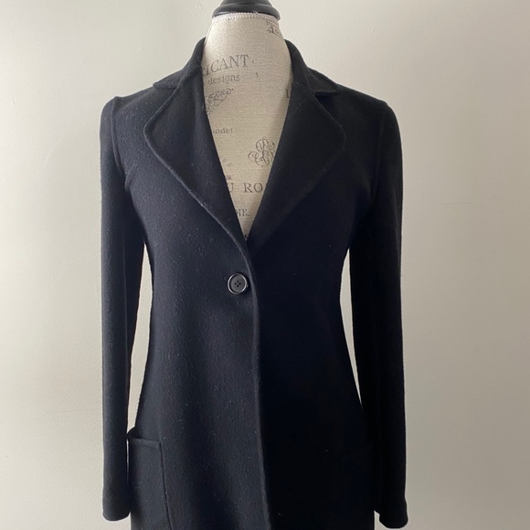 Giorgio Armani Jackets & Blazers - Giorgio Armani Size 38 Black Wool Cashmere Coat